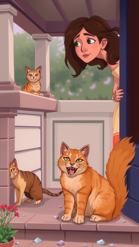 The Stray Cat and the Old Lady