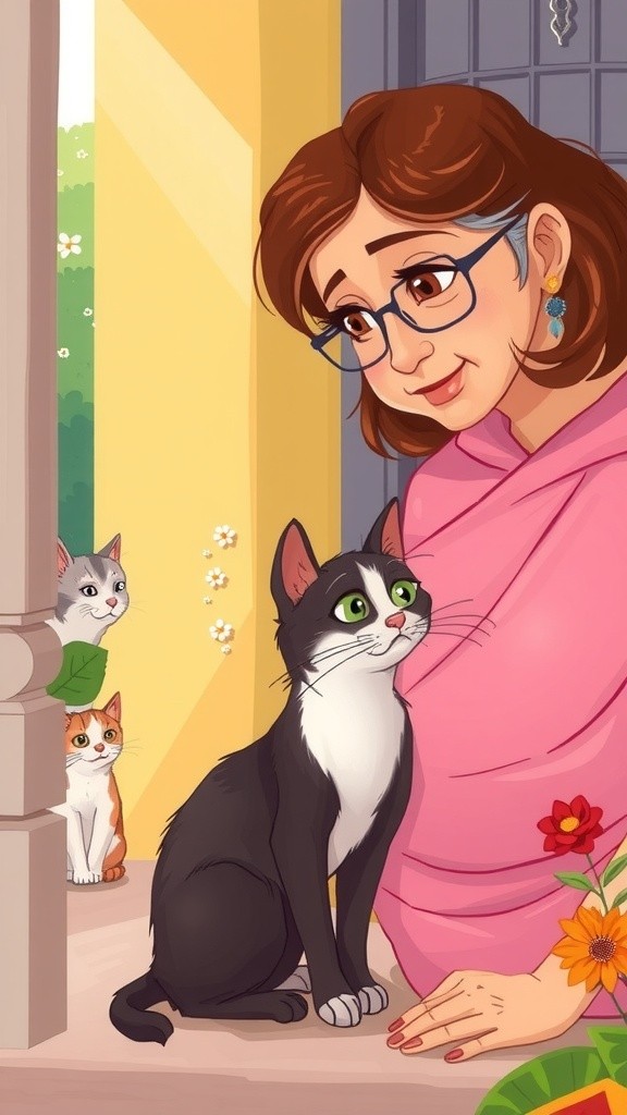 The Stray Cat and the Old Lady