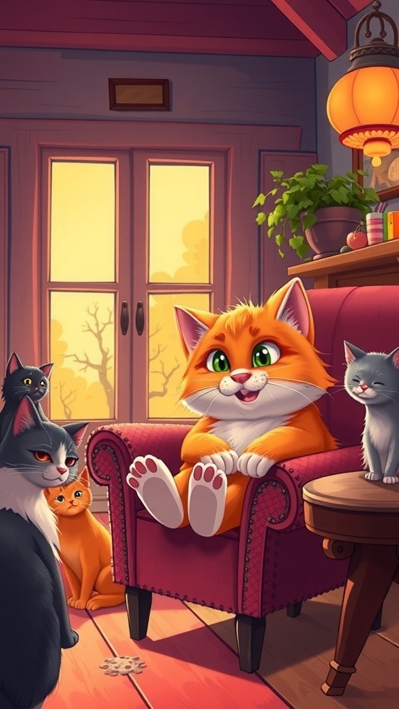 A Cat's Beautiful Family and a Hospital Journey