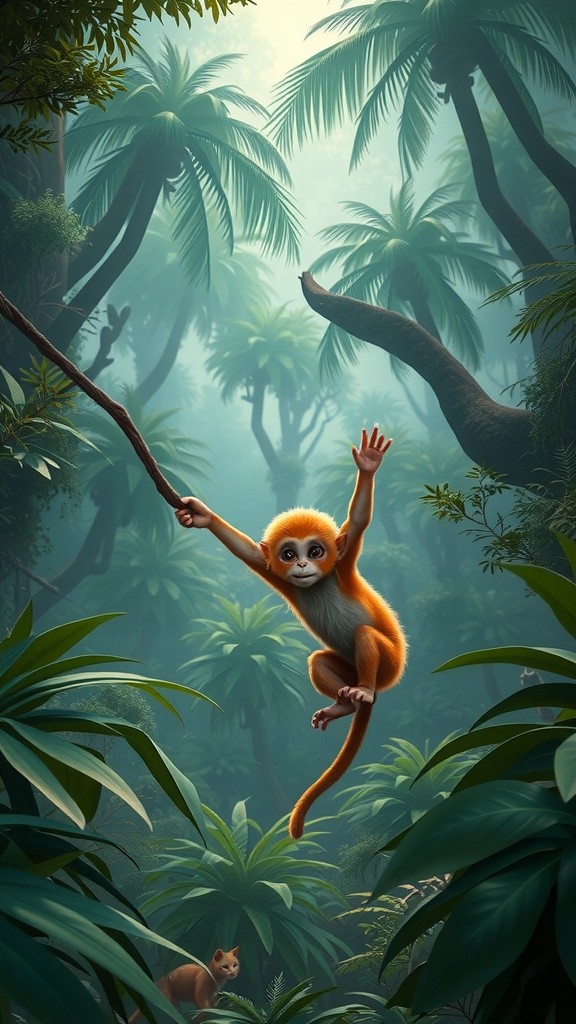 Jungle Mein Bandar Aur Saap Ka Shikar