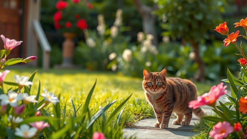 A New Friendship: The Old Lady and the Stray Cat