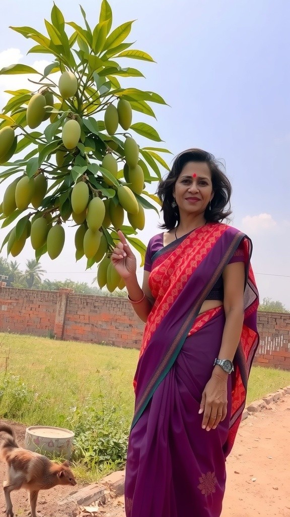 दादी, मुर्गी और टूटे आम के पेड़ की कहानी