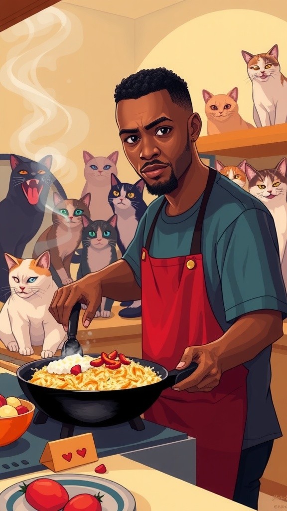 Nasi Goreng dan Kucing Ajaib