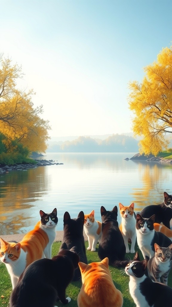 The Brave Cat's Rescue: A Heartwarming Tale by the River