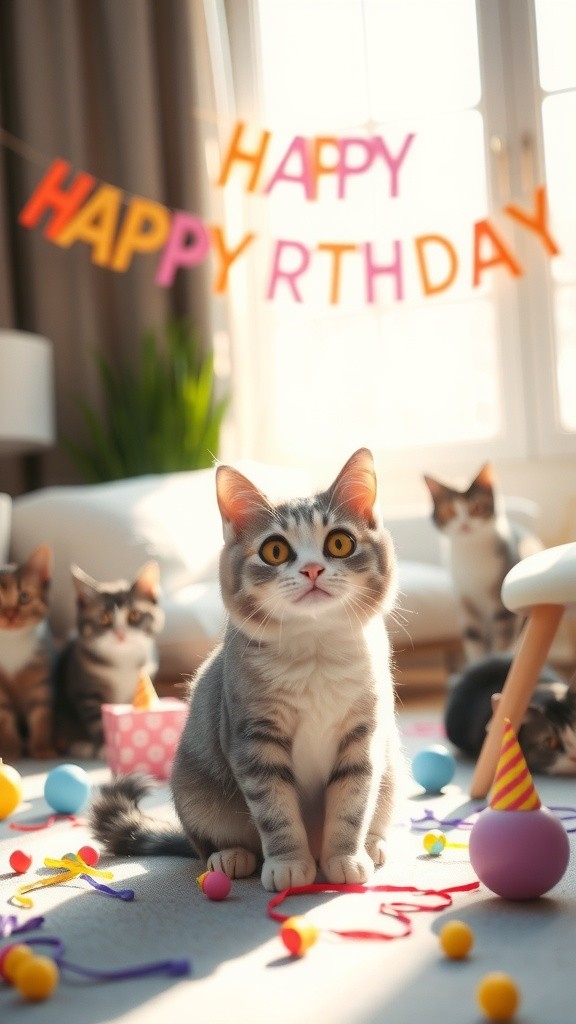 A Sick Cat's Birthday: A Sad Tale