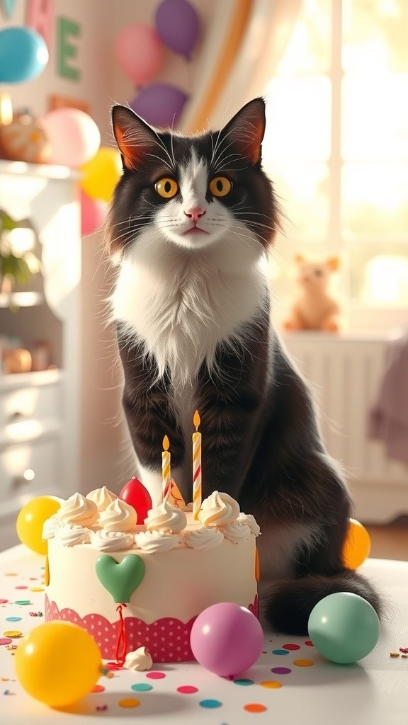 A Heartfelt Birthday for a Sick Cat
