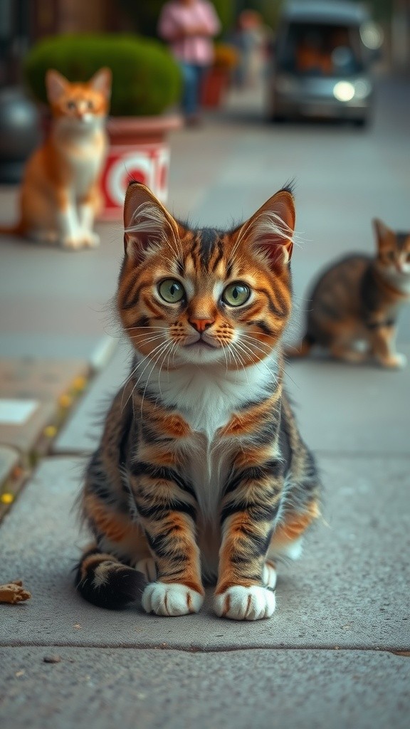 A Stray Cat's New Home