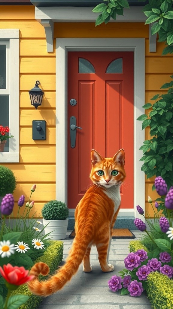Persahabatan Wanita Tua dan Kucing Liar