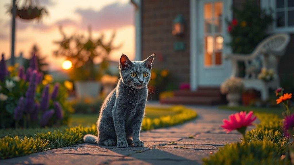A New Friendship: An Old Lady and a Stray Cat