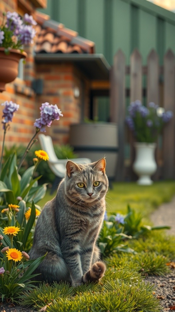 The Old Lady and the Stray Cat
