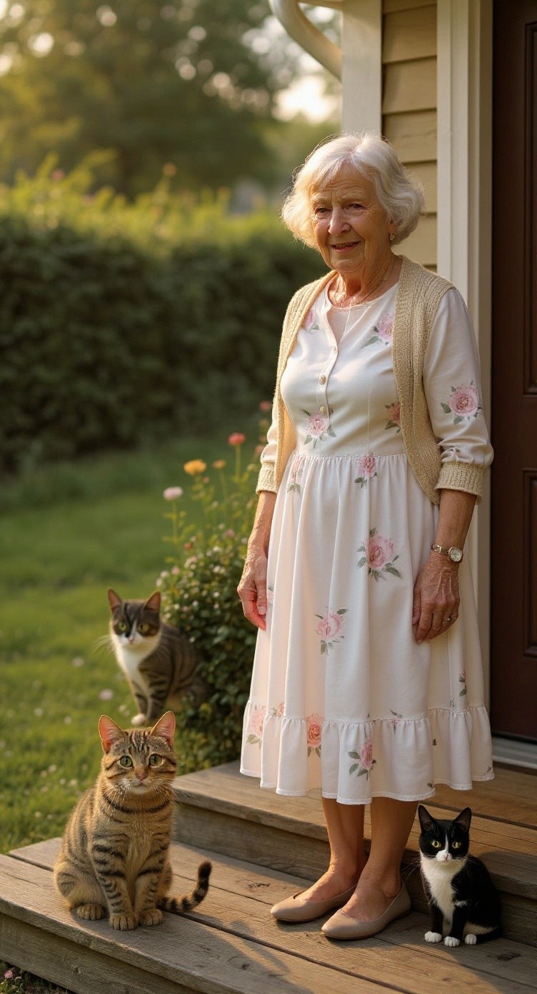 Unexpected Friends: The Old Lady and the Stray Cat