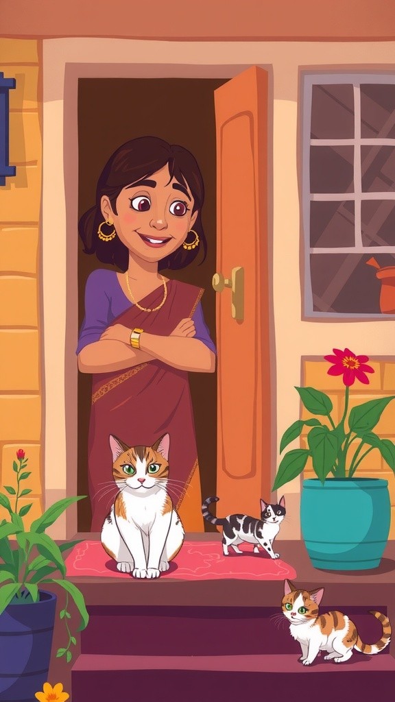 The Old Lady and the Stray Cat