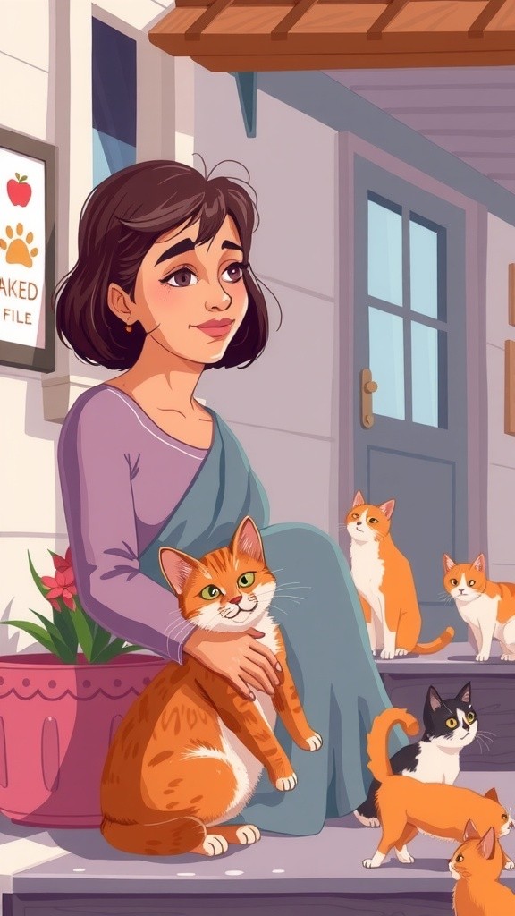 A Stray Cat's New Beginning: From Fear to Friendship