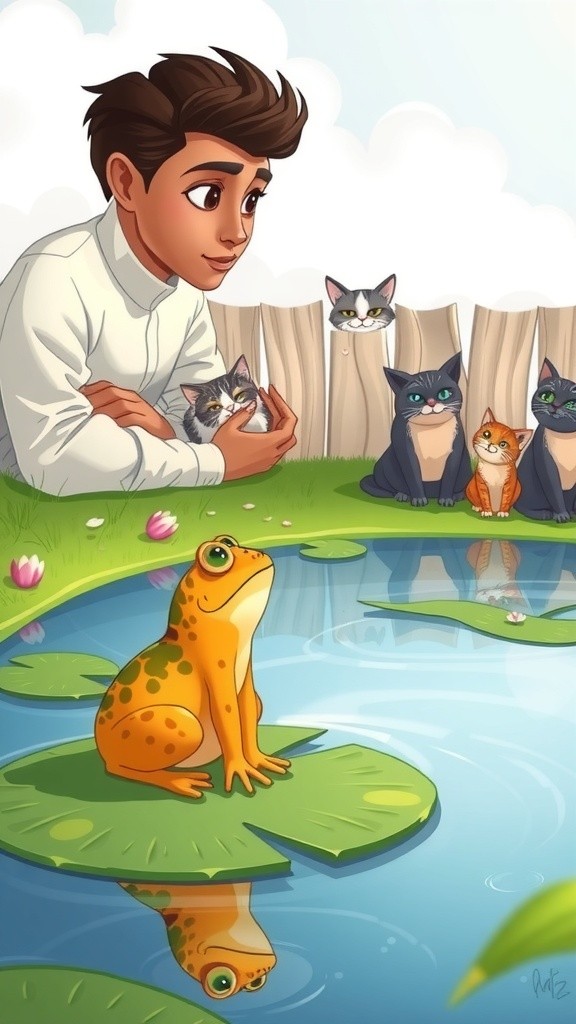 Kisah Katak dan Peramal: Ramalan Cinta di Kelas Biologi
