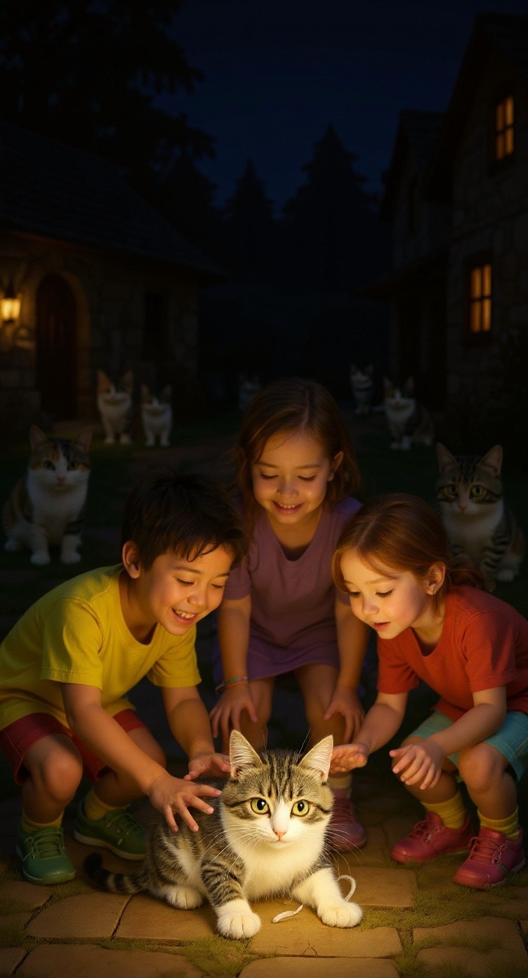 Kucing Kecil dan Kejutan di Malam Hari