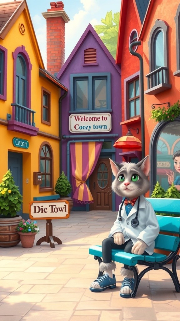 Cat Who Loves Studying to Become a Doctor!