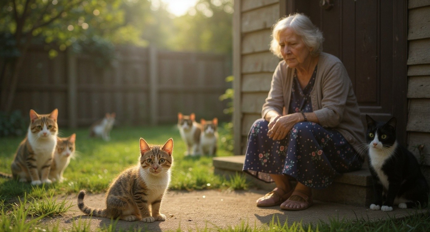 From Stray to Snug: Mrs. Gable's Change of Heart