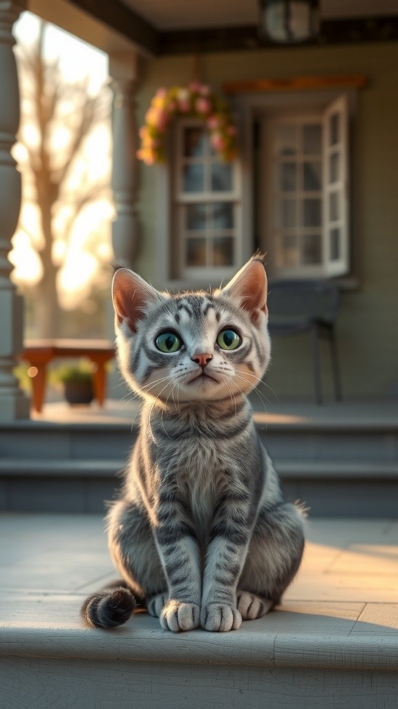 A New Beginning: The Old Lady and the Stray Cat
