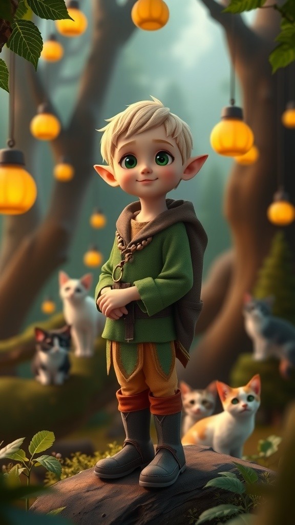 Tiny Trouble: The Elf Kid's Magical Chaos!