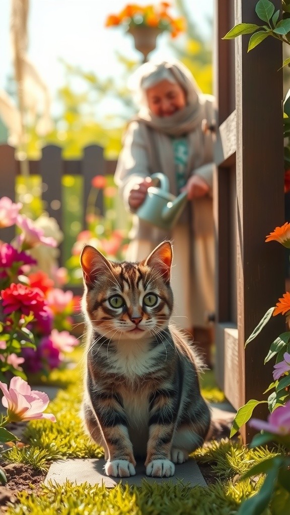 The Unexpected Visitor: A Stray Cat's Journey to Friendship