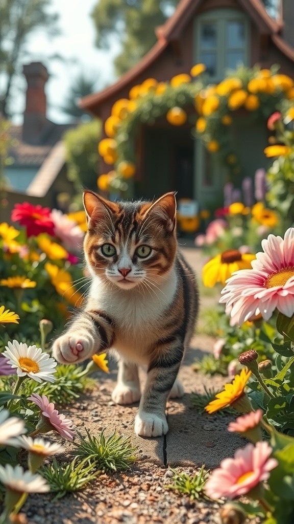The Old Lady and the Stray Cat