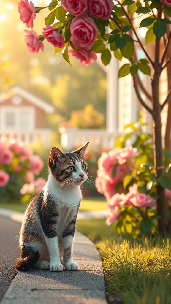 A Feline Friendship: The Stray Cat and the Old Lady
