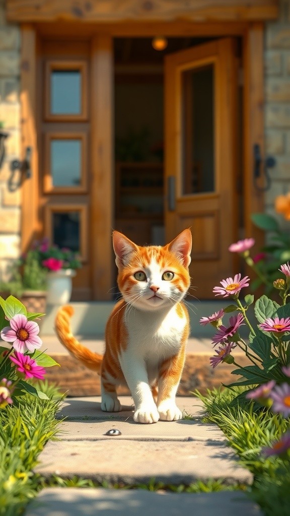 Unexpected Friends: The Stray Cat's Kittens
