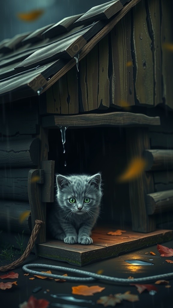 Anak Kucing yang Menunggu Ibunya