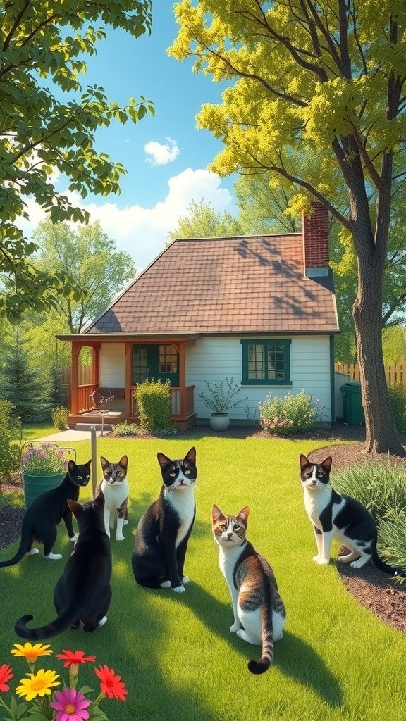 The Stray Cat's New Home