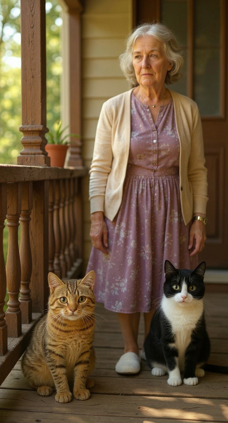 The Old Lady and the Stray Cat