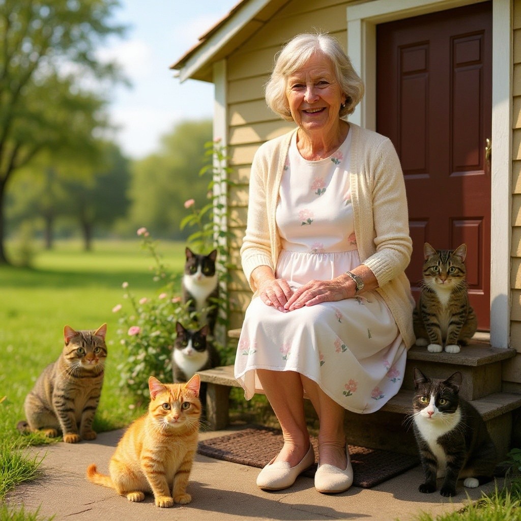 The Stray Cat's Daily Visit