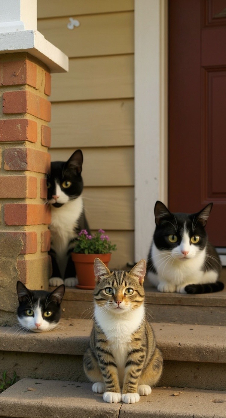 A Stray Cat's New Home