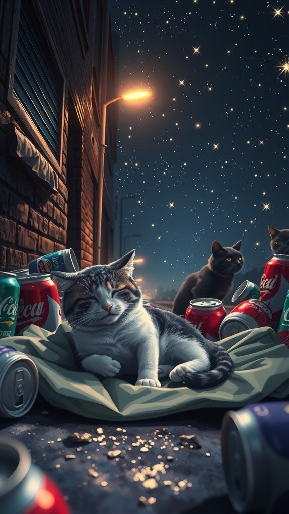 A Stray Cat's Dream of Home