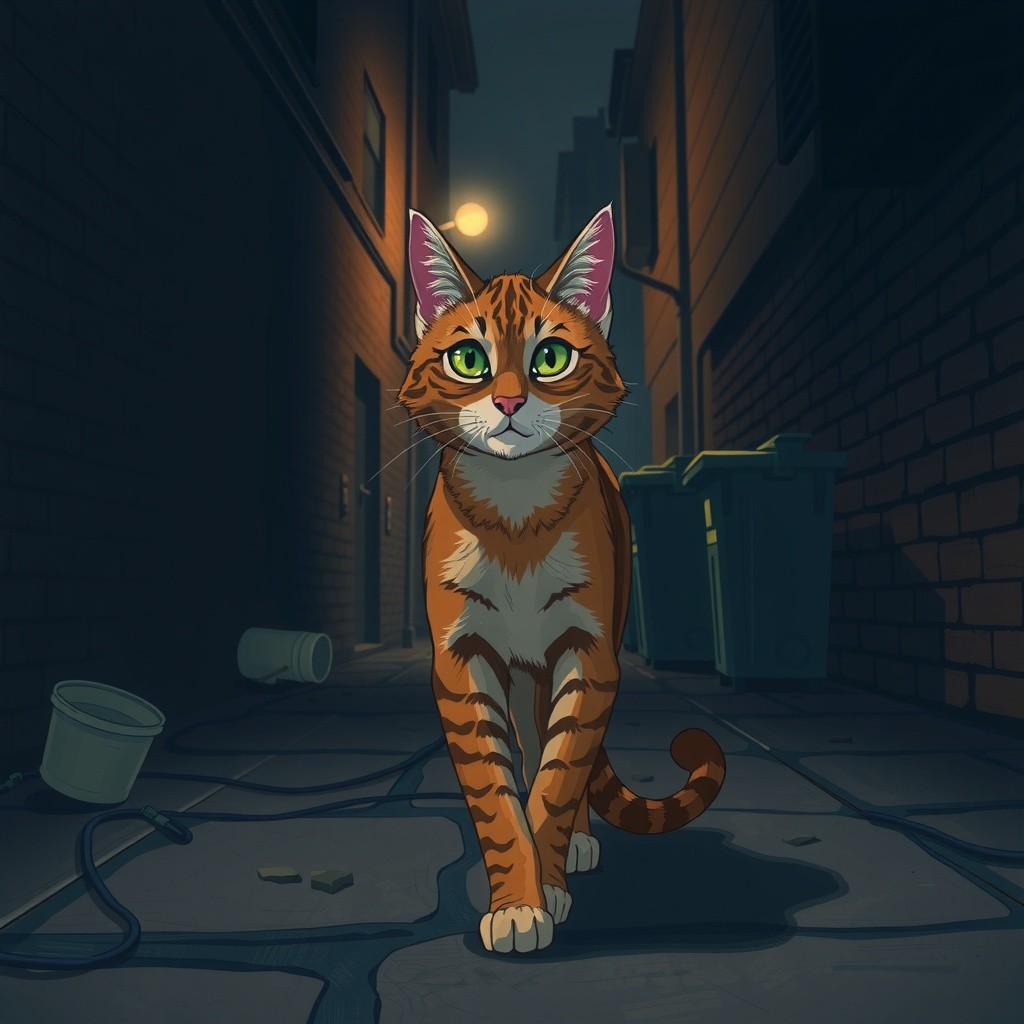 The Stray's Heart: A Tabby's Tale of Loss and Resilience