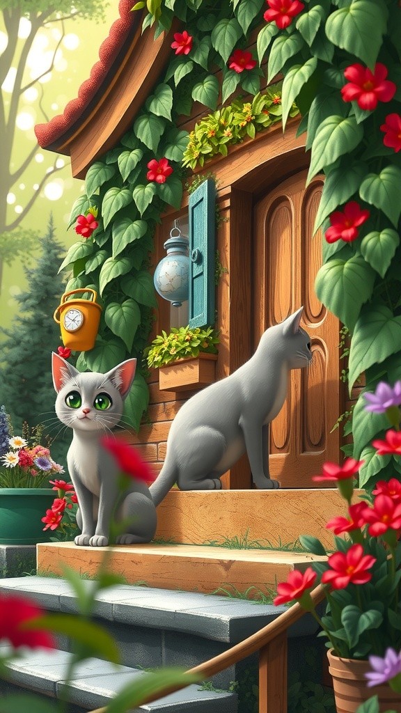 An Unexpected Friendship: The Old Lady and the Stray Cat