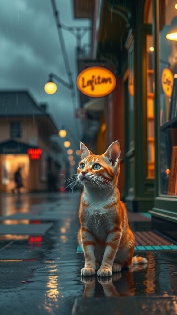 The Literary Cat: A Story of Warmth and Purrs