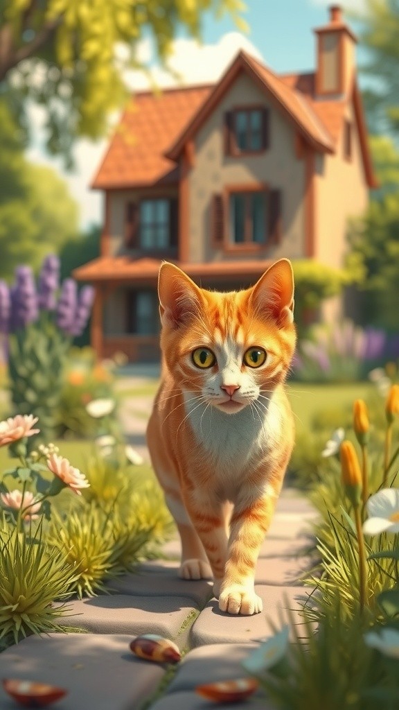 A Stray's New Home: The Old Lady and Her Feline Friends