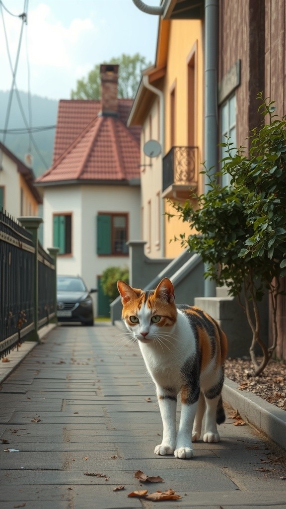The Stray Cat and the Kind Old Lady