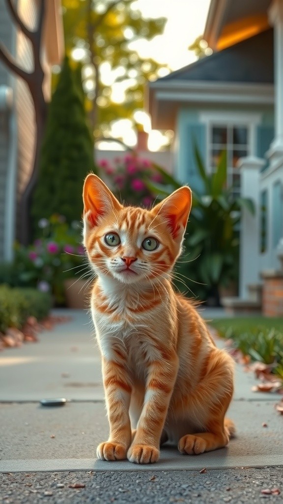 The Daily Visitor: A Stray Cat's Routine