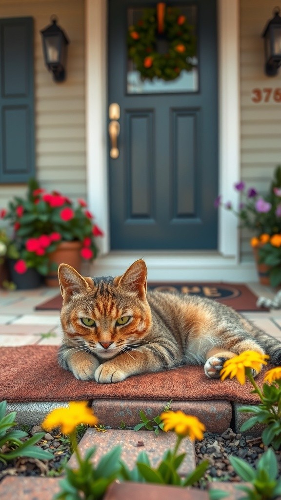 A New Beginning: The Stray Cat and the Kind Old Lady