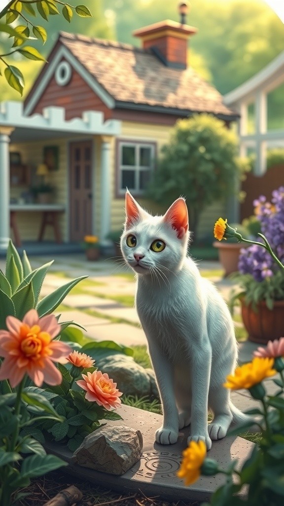A Stray Cat's New Home