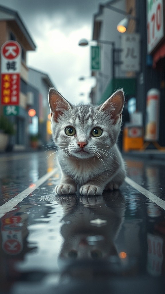 Meong: Sahabat Setia dari Hujan