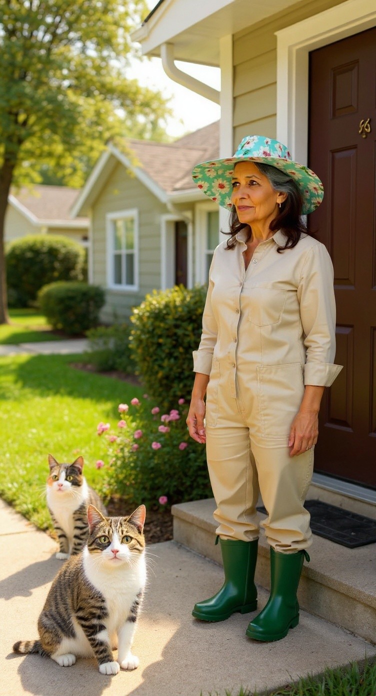 The Old Lady and the Stray Cat
