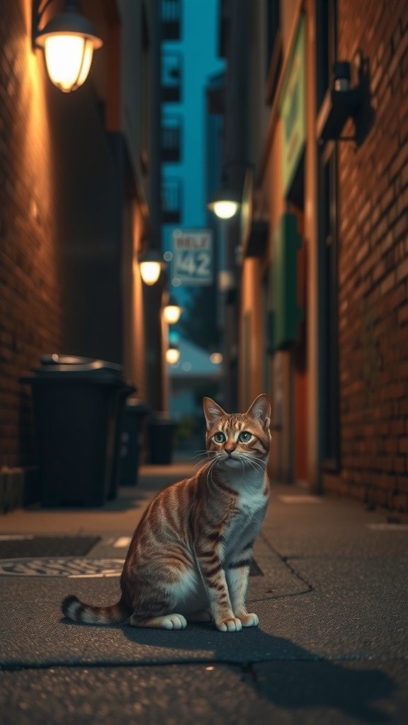 The Journey of a Resilient Cat