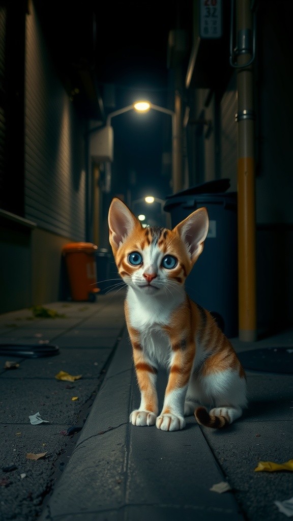 Kucing Kecil dan Harapan di Ujung Jalan