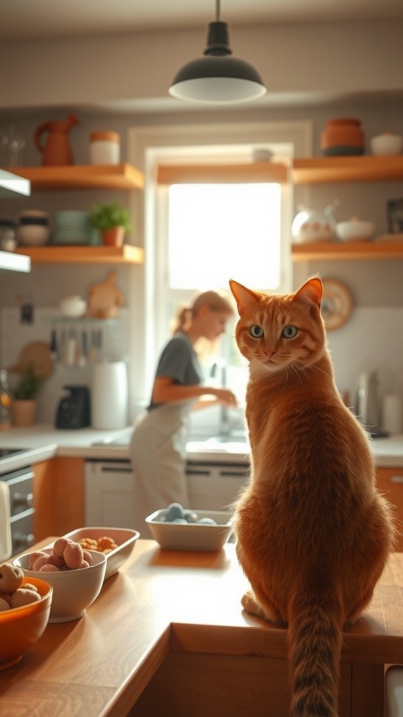 Cat for Cleaning Cups