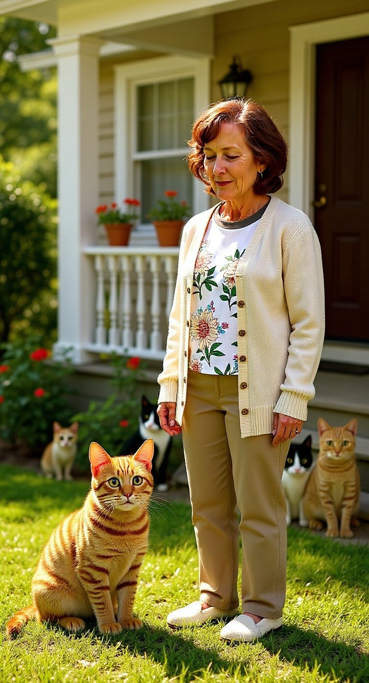 The Old Lady and the Stray Cat