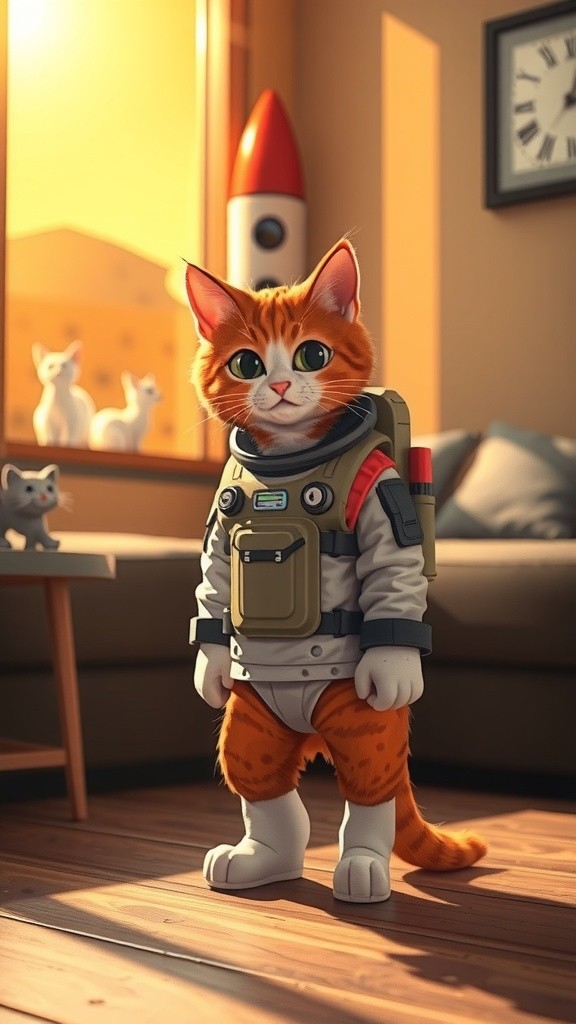 My Cat's Adventure to Mars with Elon Musk!