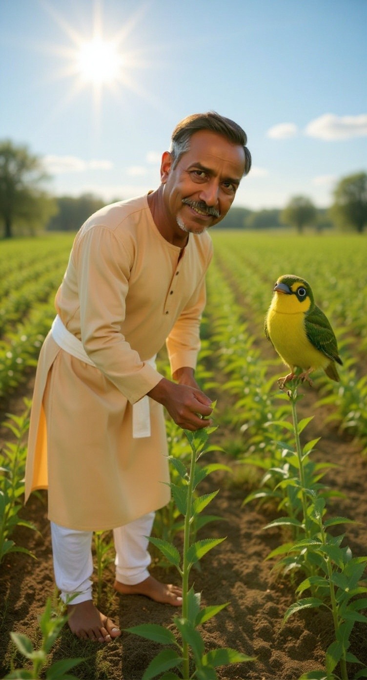 किसान और तोते की कहानी