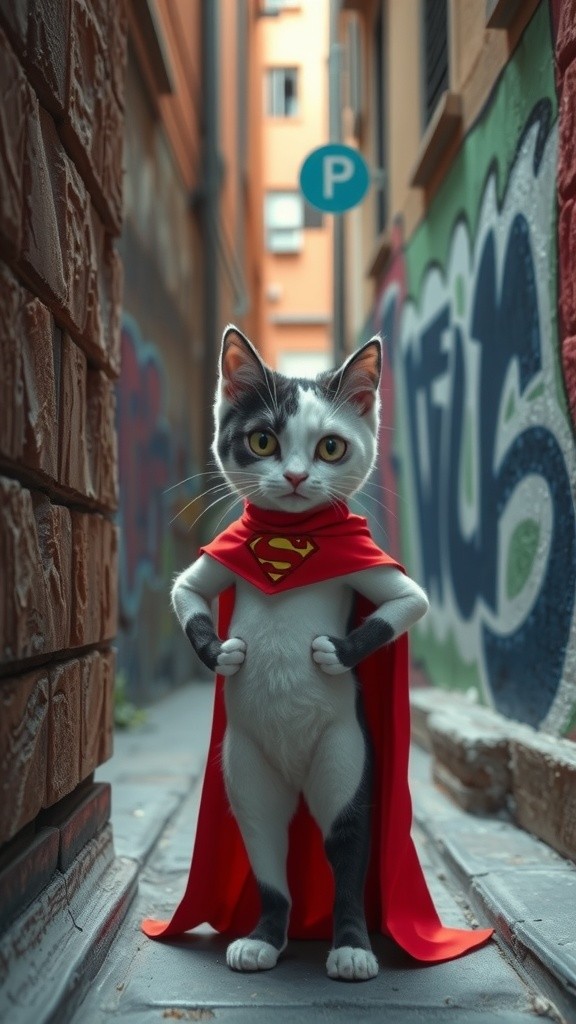 Super Kucing: Penjaga Kedamaian yang Nyangkut!